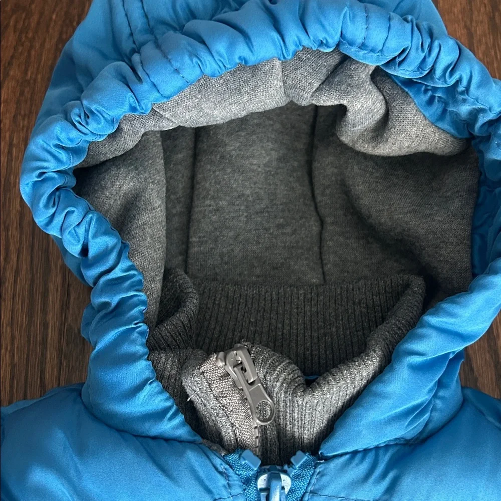 Rothschild‎ Boys Infant Winter Insulated Puffer Blue Hooded Coat/Jacket Sz 6-9m